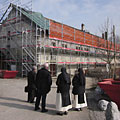 La rnovation de la toiture a dbut le 19 mars 2013